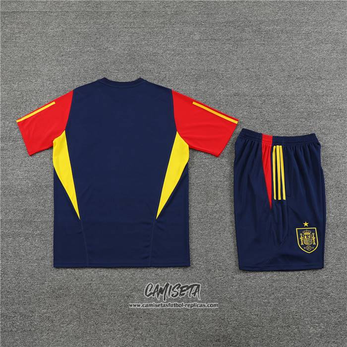 Chandal del Espana 2023-2024 Manga Corta Azul - Pantalon Corto
